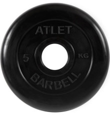 Диск MB Barbell Атлет 51 мм 1x5 кг