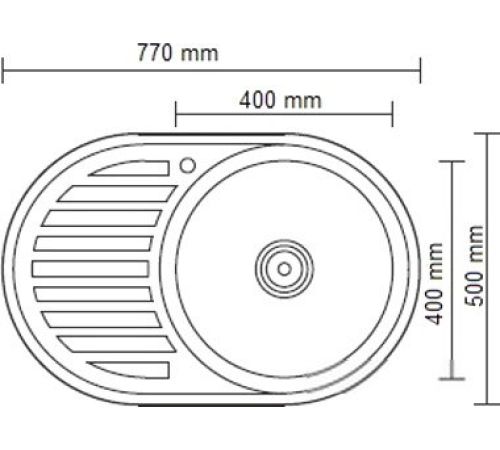 Кухонная мойка Ledeme L87750-R