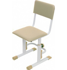 Ученический стул Polini Kids City/Smart L белый/макиато