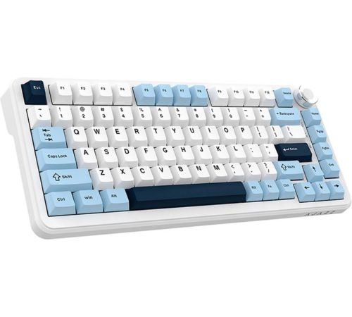 Клавиатура Ajazz AK820 Max Plus белый/голубой, Ajazz Daydream