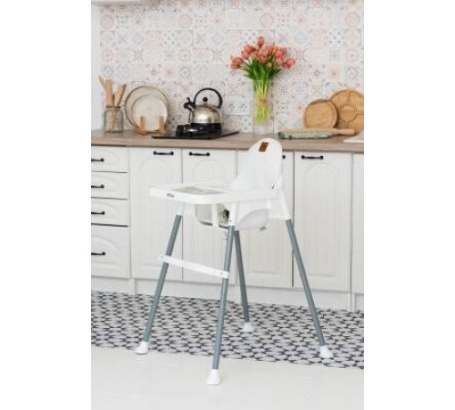 Высокий стульчик VipBaby Loft Lux white