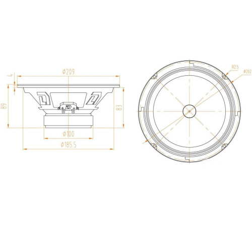 Среднечастотная АС DL Audio Barracuda 200