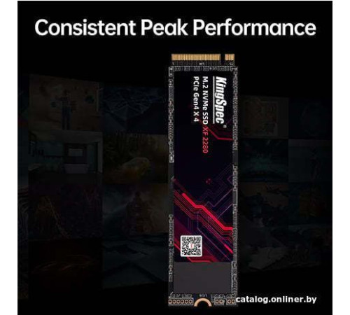 SSD KingSpec PCle 4.0 XF Series 512GB