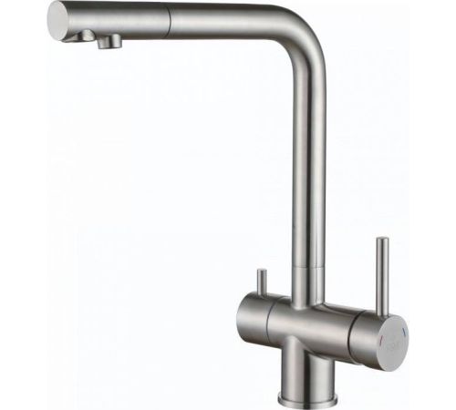 Смеситель Paulmark Skalen Sk213020-BS брашированная сталь
