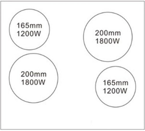 Варочная панель Weissgauff HV 640 BS