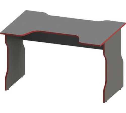 Геймерский стол Mebelain Вардиг К1 антрацит/красный