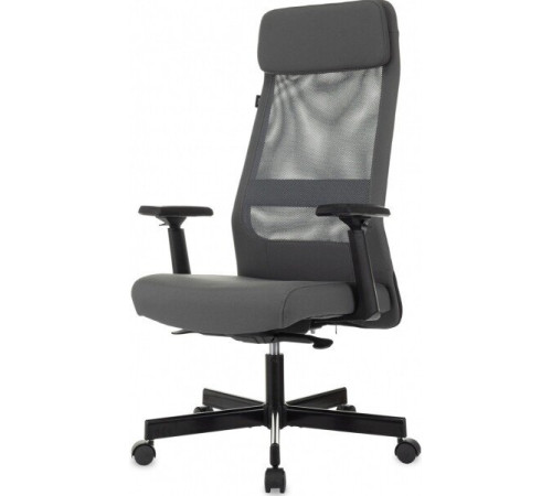 Офисное кресло Бюрократ T-995 серый TW-01, сетка/ткань