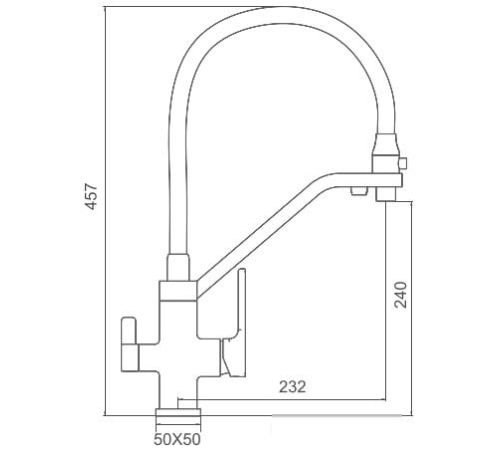 Смеситель Gappo G4317-6