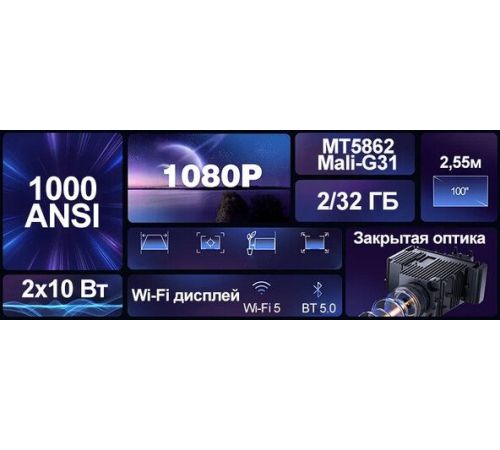 Проектор Byintek Vevshao A22