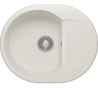 Кухонная мойка Polygran Atol-620 белый хлопок 36