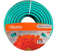 Шланг Sturm 3015-15-34-50 оранжевый/мятный, 3/4