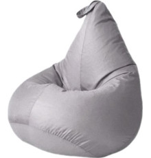 Кресло-мешок Kreslomeshki Капля Оксфорд 210 XXXL, серебро