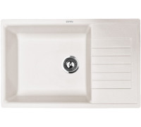 Кухонная мойка ZorG Dello 78 белый камень