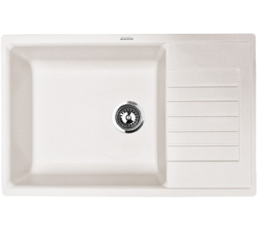 Кухонная мойка ZorG Dello 78 белый камень