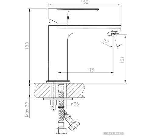 Смеситель Haiba HB10505-3