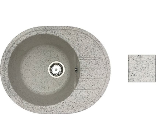 Кухонная мойка БелЭворс New Lux R олово, без сифона