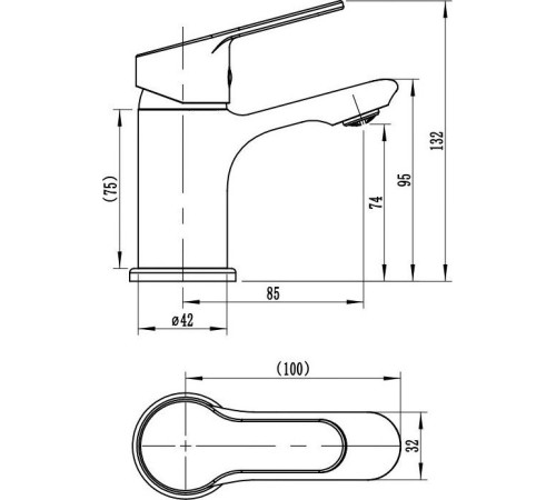 Смеситель Voda Aqua AQ26