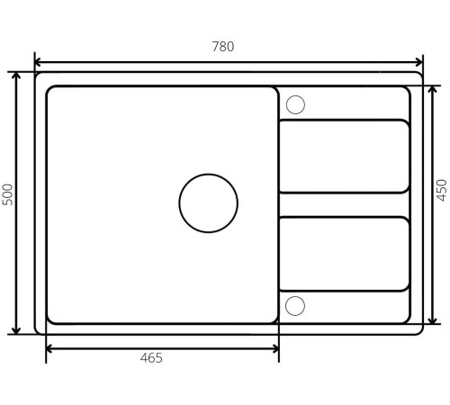 Кухонная мойка ZorG Apollo 78 песчаный берег