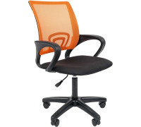 Кресло CHAIRMAN 696 LT черный/оранжевый