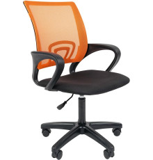 Кресло CHAIRMAN 696 LT черный/оранжевый