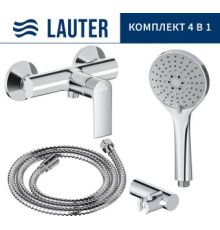Смеситель Lauter Reef 21СК9678C с лейкой Relexa Daisy 21S10167