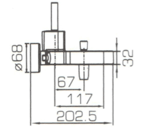 Смеситель  Bravat Spring F679113C-01