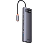Док-станция Baseus Metal Gleam Series 12-in-1 Multifunctional Type-C Hub Docking Station WKWG020213
