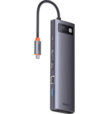 Док-станция Baseus Metal Gleam Series 12-in-1 Multifunctional Type-C Hub Docking Station WKWG020213