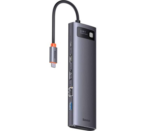 Док-станция Baseus Metal Gleam Series 12-in-1 Multifunctional Type-C Hub Docking Station WKWG020213