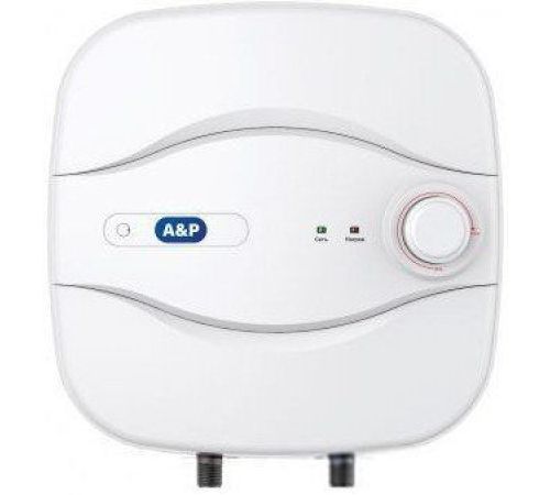 Накопительный электрический водонагреватель над мойкой A&P 310-10A