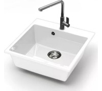 Кухонная мойка MARRBAXX Карельский камень модель 44/Q7 F044Q007 хлопок/белый