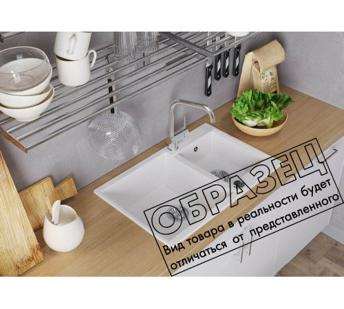 Кухонная мойка Polygran Brig 772 светло-серый