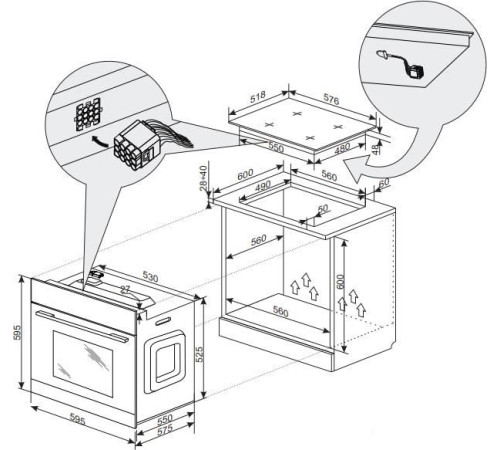 Электрический духовой шкаф Hansa BOEI683020