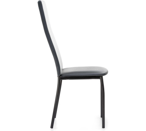 Стул Woodville Mirilis белый полимер/серый полимер/темный мусс