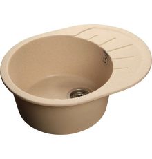 Кухонная мойка GranFest Rondo GF-R580L бежевый