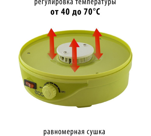 Сушилка для овощей и фруктов Econ ECO-3012FD