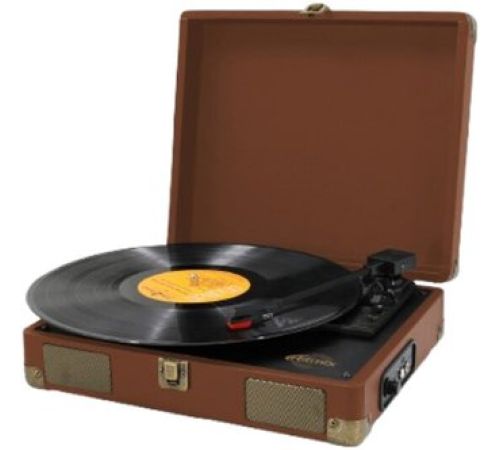 Виниловый проигрыватель Ritmix LP-100 коричневый