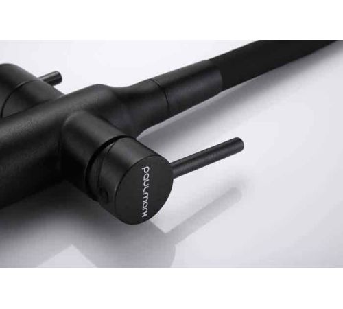 Смеситель Paulmark Salix Sa213419-BLM черный металлик