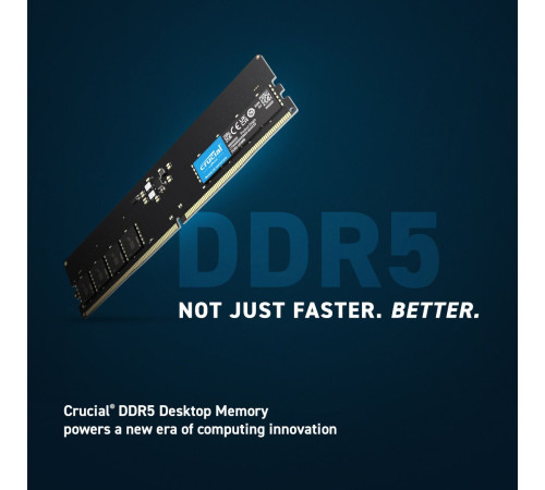 Оперативная память Crucial 16ГБ DDR5 5600 МГц CT16G56C46U5