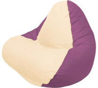 Кресло-мешок Flagman Relax Г4.1-015 бордовый/бежевый