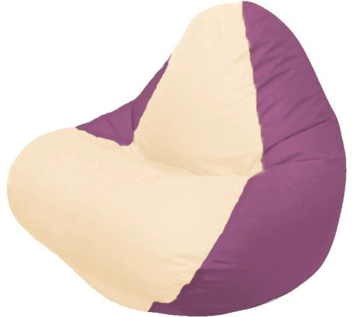 Кресло-мешок Flagman Relax Г4.1-015 бордовый/бежевый