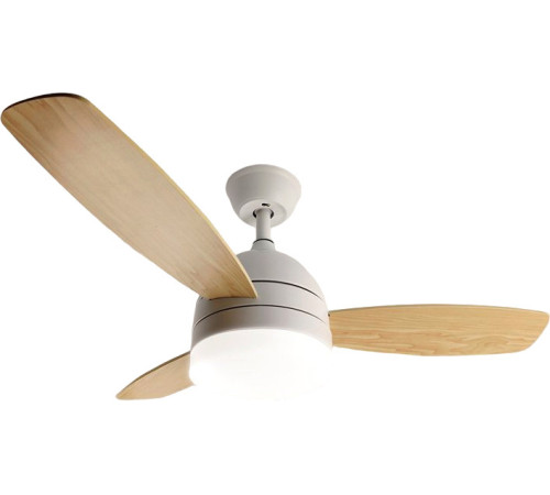 Припотолочная люстра Estares Fan Wood 48W+18W R-APP-1060x390-WHITE/WOOD/WHITE-220-IP20