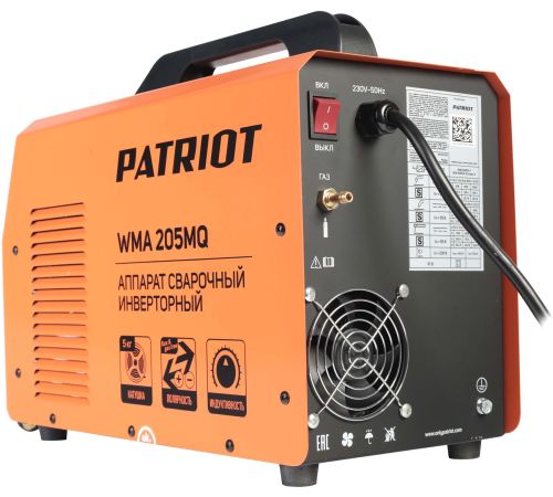 Сварочный инвертор Patriot WMA 205 MQ