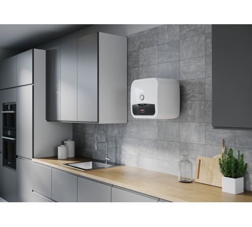 Накопительный электрический водонагреватель над мойкой Ariston ABS ANDRIS2 R 30 O