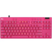 Клавиатура Logitech G Pro X TKL Rapid 920-013255 розовый, с гравировкой