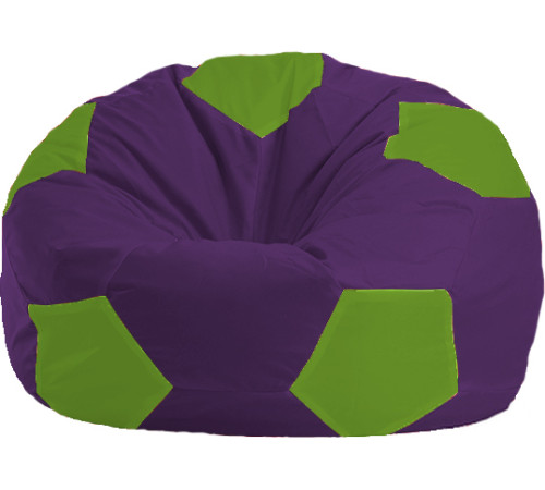 Кресло-мешок Flagman Мяч Стандарт М1.1-31 фиолетовый/салатовый