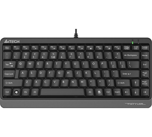 Клавиатура A4Tech Fstyler FKS11 черный/серый