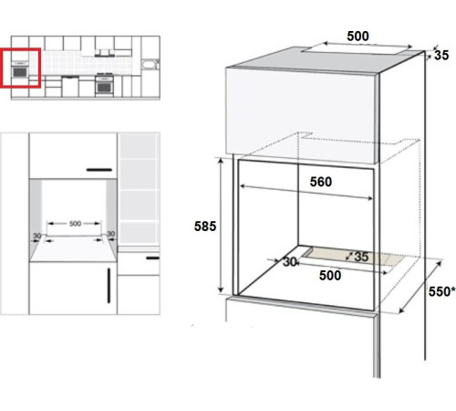Электрический духовой шкаф Schtoff CME 7406 BK