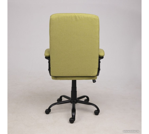 Офисное кресло AksHome Mark Chrome ткань, светло-зеленый