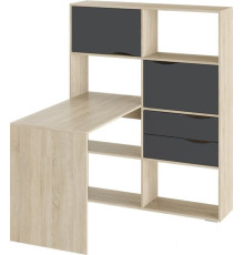 Стол Трия Письменный тип 7 дуб сонома/графит серый